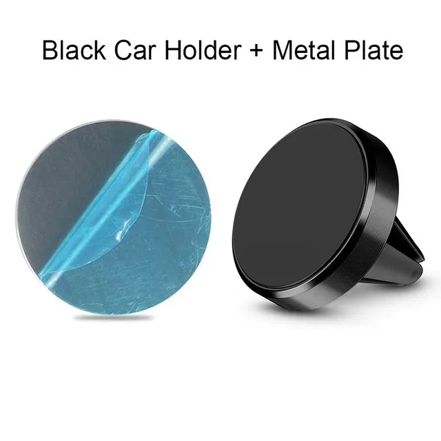 Magnetic Car Phone Mount – Ultra-Strong Grip, One-Handed Use, Air Vent Fit