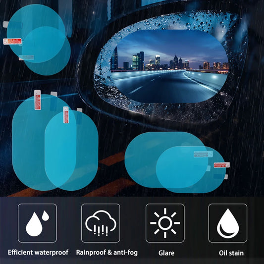 Rainproof & Anti-Fog Film for Car Mirrors – Waterproof Rearview & Side Window Protective Film