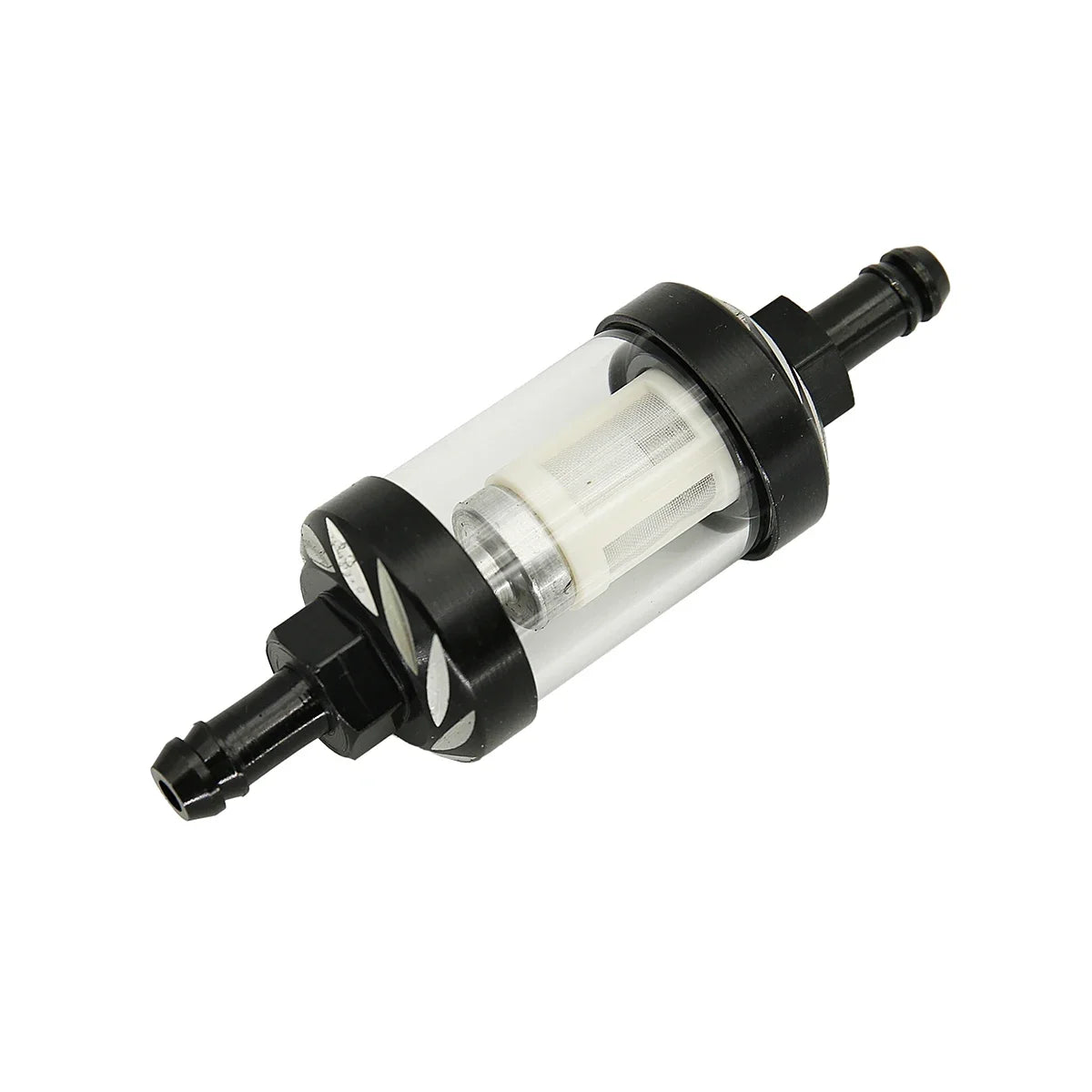 8mm CNC Aluminum Fuel Filter – Universal Inline Gasoline/Oil Filter for Dirt & Pit Bikes 125cc–160cc (CRF70, TTR110, KLX65, etc.)