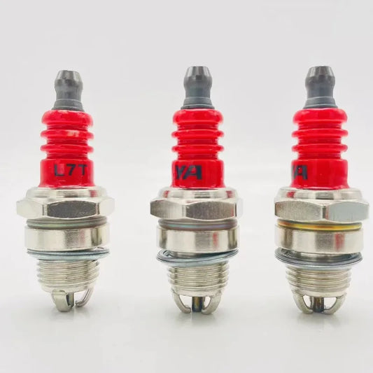 L7T 3-Sided Electrode Spark Plug – High-Performance Ignition for 2-Stroke Gasoline Chainsaws & Brush Cutters