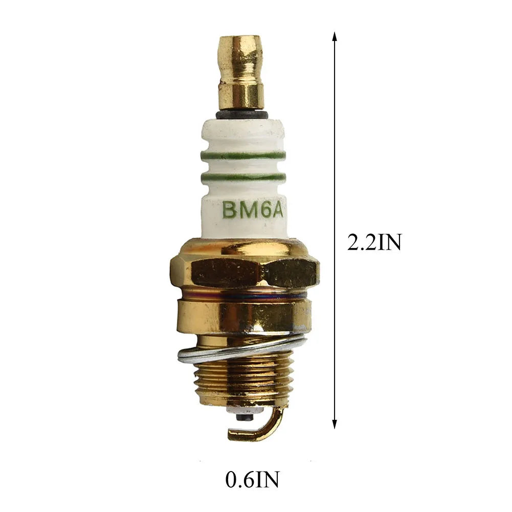BM6A Spark Plug for Chainsaw, Lawn Mower, Strimmer – High-Performance Replacement for M7/L7T/CJ8/1560