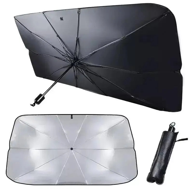 Folding Car Sunshade Umbrella – Front Windshield Parasol for Ultimate Summer Sun Protection