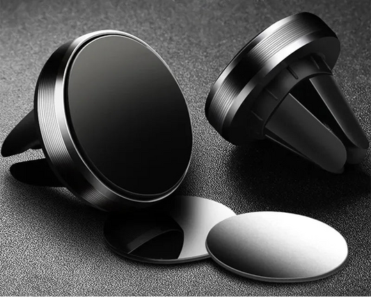 Magnetic Car Phone Mount – Ultra-Strong Grip, One-Handed Use, Air Vent Fit
