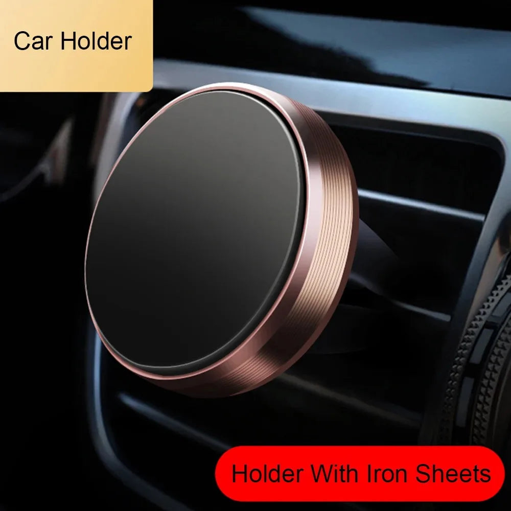 Magnetic Car Phone Mount – Ultra-Strong Grip, One-Handed Use, Air Vent Fit