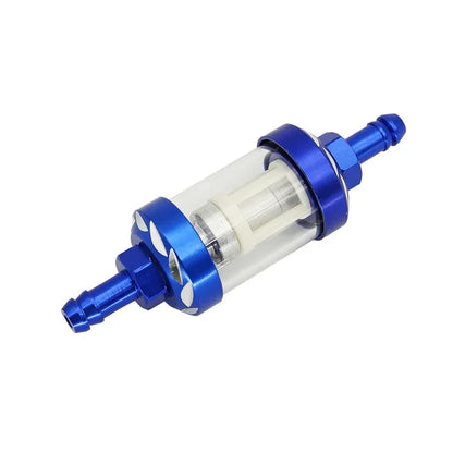 8mm CNC Aluminum Fuel Filter – Universal Inline Gasoline/Oil Filter for Dirt & Pit Bikes 125cc–160cc (CRF70, TTR110, KLX65, etc.)