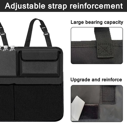 Universal Large Capacity Car Trunk Hanging Storage Bag – Waterproof Oxford Multi-Pocket Organizer for Back Seat & Trunk