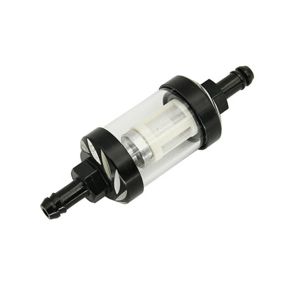 8mm CNC Aluminum Fuel Filter – Universal Inline Gasoline/Oil Filter for Dirt & Pit Bikes 125cc–160cc (CRF70, TTR110, KLX65, etc.)