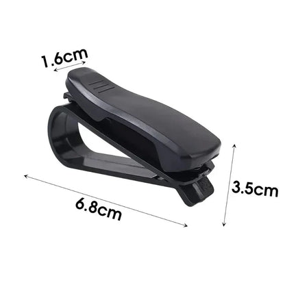 Universal Car Sun Visor Sunglasses & Card Holder – 1 or 2pcs Clip-On Organizer for Glasses, Cards, and Tickets