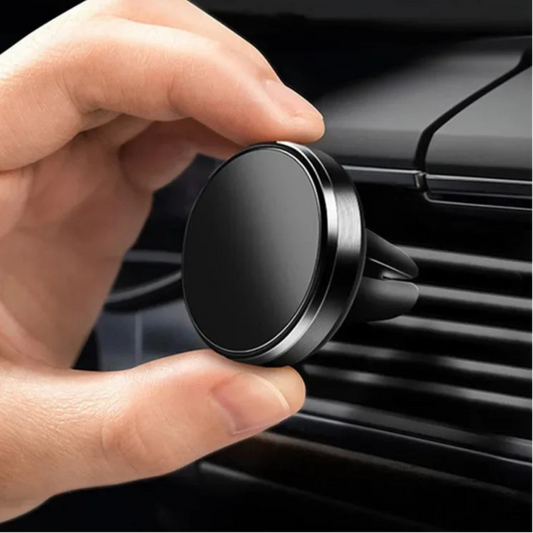 Magnetic Car Phone Mount – Ultra-Strong Grip, One-Handed Use, Air Vent Fit