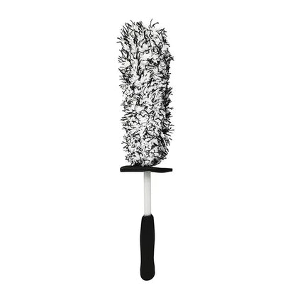 Premium Microfiber Wheel Brush – Non-Slip Handle Rim & Spoke Cleaning Tool for Car Detailing