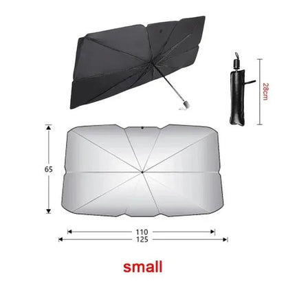 Folding Car Sunshade Umbrella – Front Windshield Parasol for Ultimate Summer Sun Protection