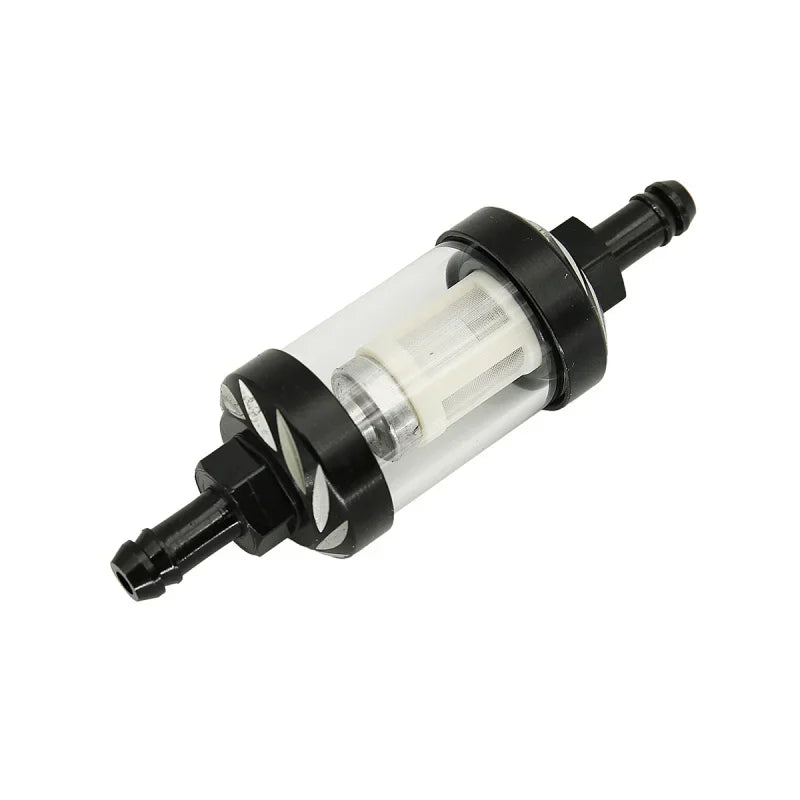 8mm CNC Aluminum Fuel Filter – Universal Inline Gasoline/Oil Filter for Dirt & Pit Bikes 125cc–160cc (CRF70, TTR110, KLX65, etc.)