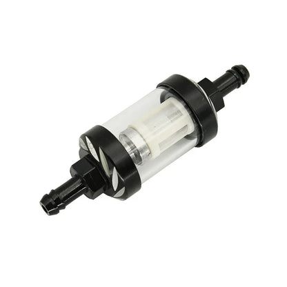 8mm CNC Aluminum Fuel Filter – Universal Inline Gasoline/Oil Filter for Dirt & Pit Bikes 125cc–160cc (CRF70, TTR110, KLX65, etc.)