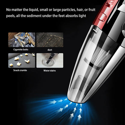 Wireless Handheld Car Vacuum Cleaner | High Power & Rechargeable | Compact Interior Cleaning Tool