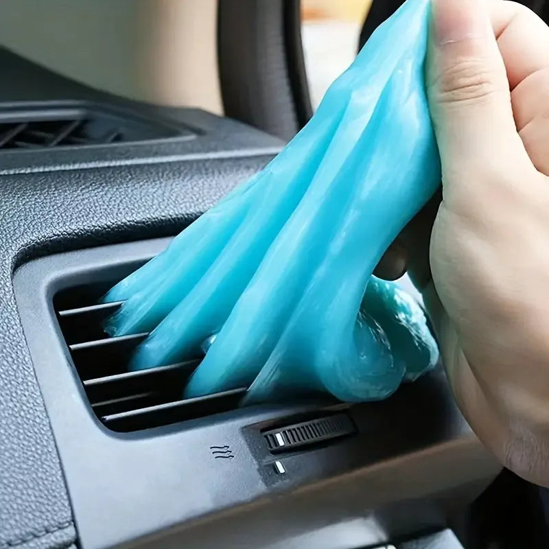 70g Car Cleaning Gel – Reusable Dust Remover Slime for Air Vents, Keyboards & Interior Detailing