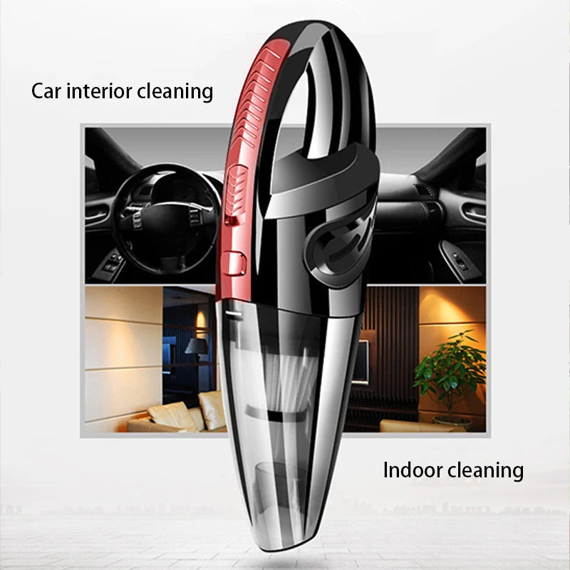Wireless Handheld Car Vacuum Cleaner | High Power & Rechargeable | Compact Interior Cleaning Tool