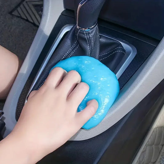 70g Car Cleaning Gel – Reusable Dust Remover Slime for Air Vents, Keyboards & Interior Detailing