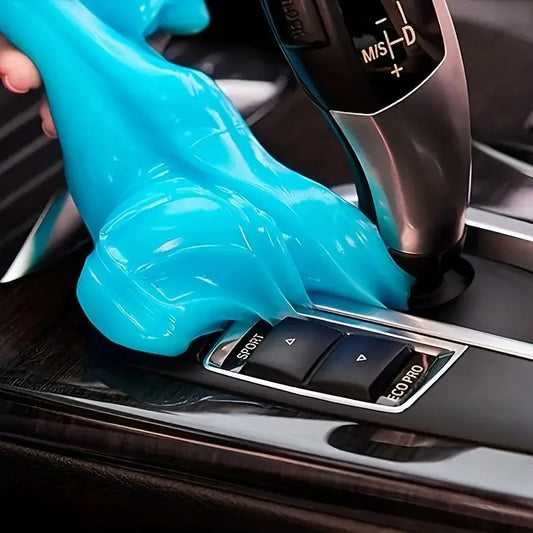 70g Car Cleaning Gel – Reusable Dust Remover Slime for Air Vents, Keyboards & Interior Detailing